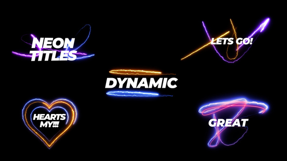 Neon Text Animation