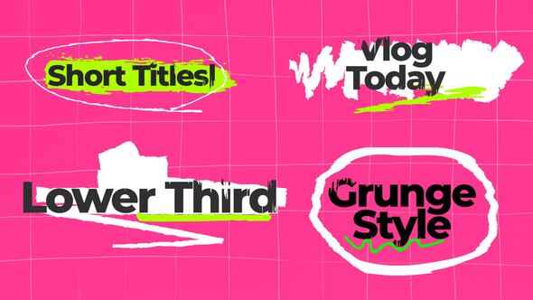 Grunge Titles