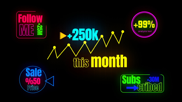 Number Counter Titles - After Effects